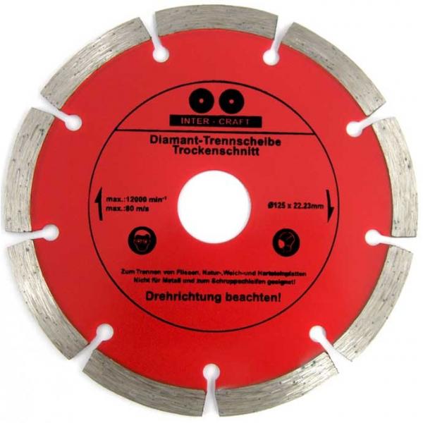 Deimantinis pjovimo diskas 125 mm