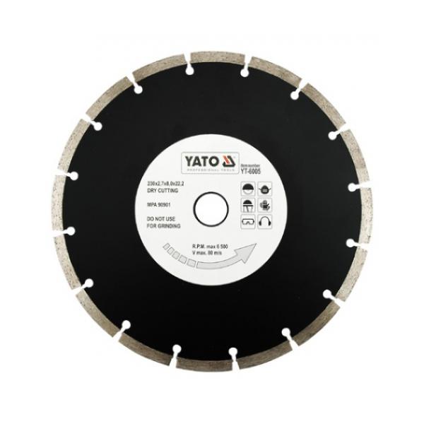 Deimantinis segmentinis pjovimo diskas YATO 230 mm