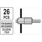 Sailentblokų presavimo komplektas 26vnt YATO