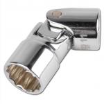 Šarnyrinių 12-kampių galvučių komplektas 6.3 mm (1/4"), 5 - 13 mm, 10 vnt. 